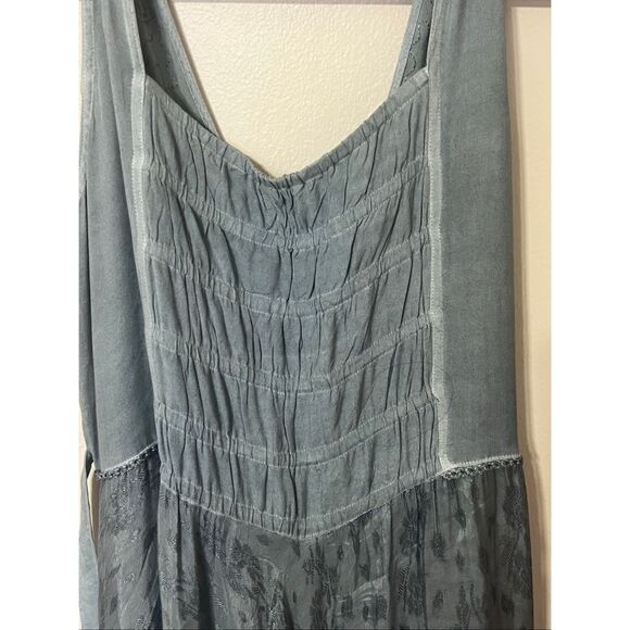 SCULLY WOMEN'S LACE-UP JACQUARD MIDI DRESS sz L - Picture 7 of 8